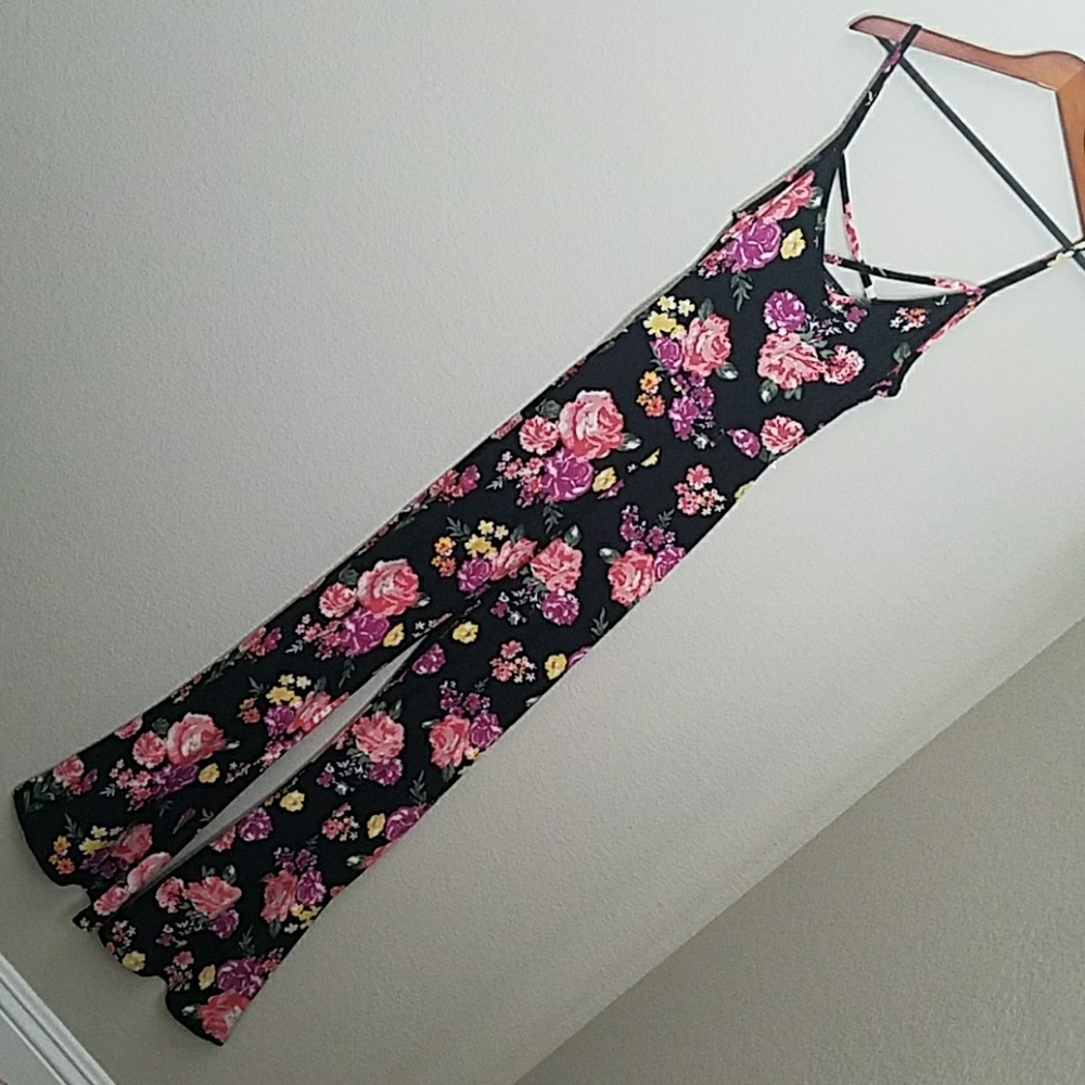 Floral hippie chic boho Coachella one piece